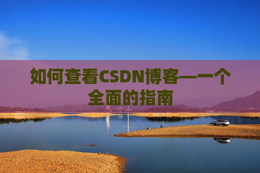 如何查看CSDN博客—一个全面的指南